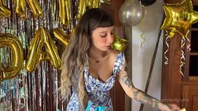 MY ASS&#x1F351; GETS POUND WITH CUM ON MY BIRTHDAY - UNHIDDEN PLEASURE