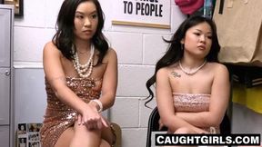 Lulu Chu and Kimmy Kimm pleasure with Nathan Bronson