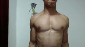 Trim Man Exercies and Doesn\'t Talk