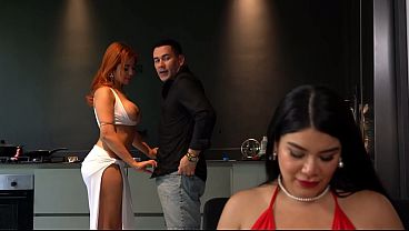 My wife's best friend has the BEST TITS! We took advantage of her absence