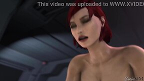 Futanari shepard and miranda in mass effect 3d animation