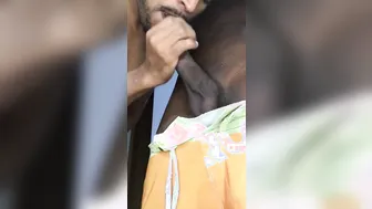 Interracial amateur blowjob and anal fuck with big cock stud