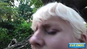 eva engel: naked in the forest