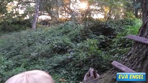 eva engel: naked in the forest
