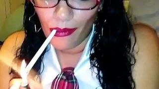 Student Bitch givin a Smokin Fellatio