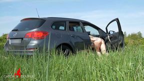 public dick flash, blowjob and sex with a beautiful hot girl