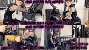 Double Anal Fisting and Piss Enema 1080p ft Latex Glove Mistress Ae Maz Morbid #fisting #watersports