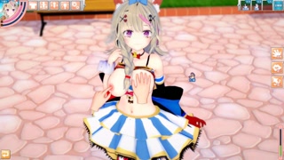 [Hentai Game Koikatsu! ]Have sex with Big tits Vtuber Omaru Polka.3DCG Erotic Anime Video.