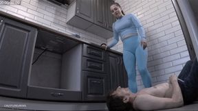 038ber [camera 2 ] Delicious bananas from my mouth, lick off the floor my slave [4k]