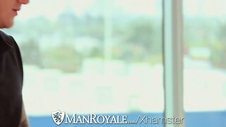 ManRoyale - Archer tests his new dildo with the delivery guy