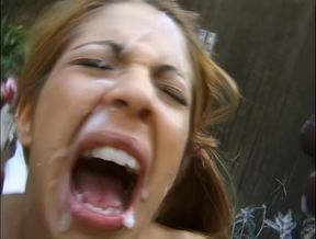 Melody Love's Latina fire burns in intense interracial passion