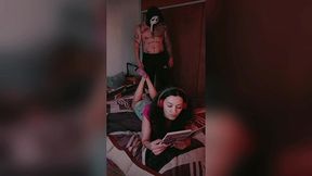 college girl and the muscular scream: intense anal