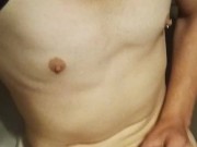 Playing With Rock Hard Clit, Titties Shown; In Bathroom Stall