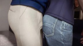 the professor got aroused during class and invited us to his house to fuck us