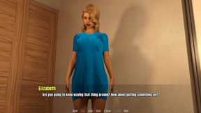 Grandma's house: hot cougar MILF with juicy tits gives a massage ep 70