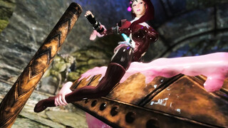 skyrim The estrus caught the latex Taimanin 2