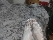 Creamy sexy feet yummy yummy foot fetish