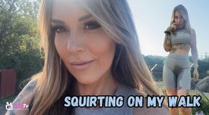 Squirting on my walk