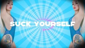 Commit auto fellatio for the sake of cum eating - CEI