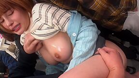 A Busty Girl Stubbornly Hiding Her Nipples Gets Oiled Up Until Her Hands Are Sensitive And Shes Unguarded! 3 Tsukimi Wakaba