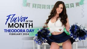 Horny cheerleader Theodora Day wants her step sibling&#039;s dong