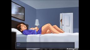 Summertime saga Bitche stepmom fucked in a doggy style in the kitchen