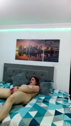 My best friend's wife records herself masturbating with a big dildo and sends me the video