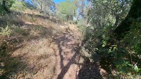 Outdoor Camper Gets Internal Creampie Public Forest