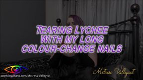 Tearing Lychee With My Long Nails