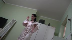 Hot Blowjob From Giantess Anna and Humiliation of Tiny Guest