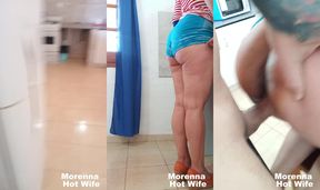 Unexpected Encounters at the Door: A Mature Surprise Awaits!