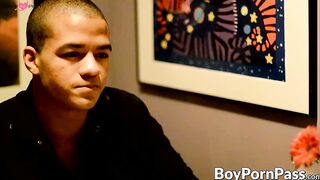 Rough & Raw Anal Threesome - Twink Ass-Fucking with Older Guy