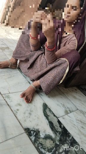 Today Pushpa's husband was not at home, Pushpa called her brother-in-law home and then had sex with him,