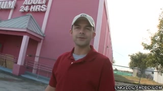 GAYWIRE - Tucker Scott Delivers Lance Howard An Unexpected Oral Delight Behind The Glory Hole