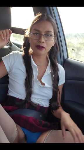 Masturbating in the Car