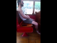 Str8 guy stroke in bus