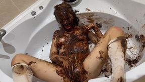 Chocolate, Pudding and More! Fill Clothes and over My Head!