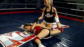 A couple of hot sporty girlies have steamy fighting and get horny