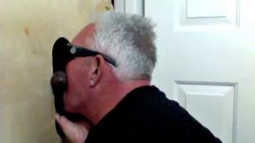 Black Guy Gives Gloryhole Facial