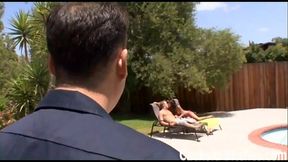 Humiliated by me and by big cocked boy toy