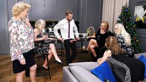 ”FIVE Mature Sharing A Massive Meat”