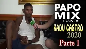 Kadu Castro Talks Hot HardcoreGay Sex & Big Black Cock Action