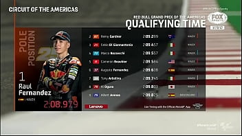 MOTO GP  - Mundial de Motovelocidade Moto 2  - Q1 e Q2  (classifica&ccedil_&atilde_o) GP das Americas 02/10/2021
