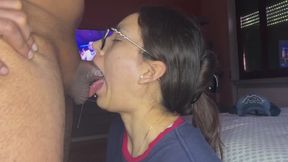 NoGagLola Super Sloppy Bubbles Tongue Out Session