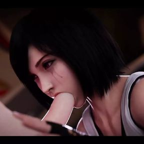 Tifa&#039;s Eyes Water as a Big Cock Hits the Back of Her Throat