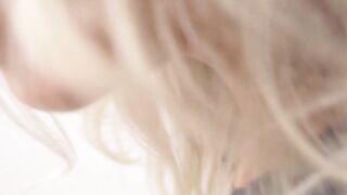 Blonde Krissy Knight sucks and fucks her roommate in their dorm mate