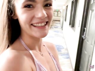 Real Teens - Lovely Teen Juniper Ren Knows How To Roller Skate And Ride Big Dicks