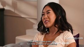 Busty MILF Dee Williams makes Asian girlfriends' insecurities vanish