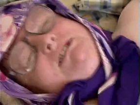 Insatiable Granny receives herself off