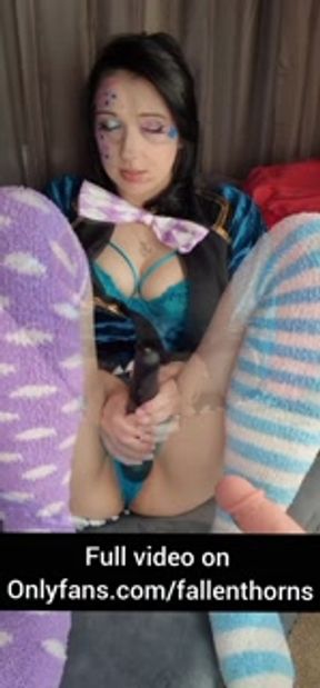Amature kay thorns. Mad hatter halloween special fuck machine